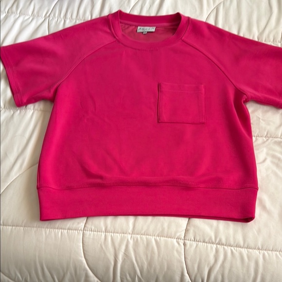 Zara Vivid Pink Short Sleeve Tee - Picture 1 of 3